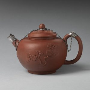 Yixing Zisha Teapot "Shuiping" – Zhu Ni (red clay), 120ml